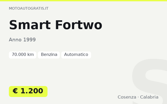 Smart Fortwo