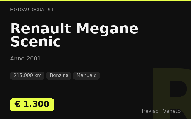 Renault Megane Scenic