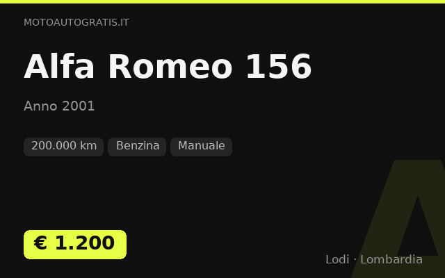 Alfa Romeo 156