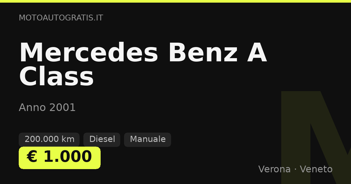 Mercedes Benz A Class