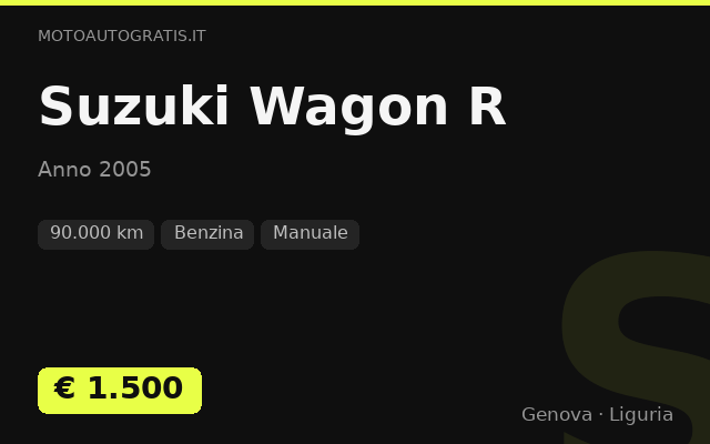 Suzuki Wagon R