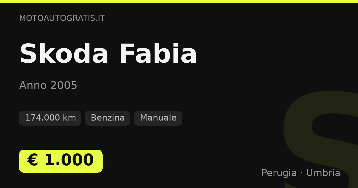 Skoda Fabia