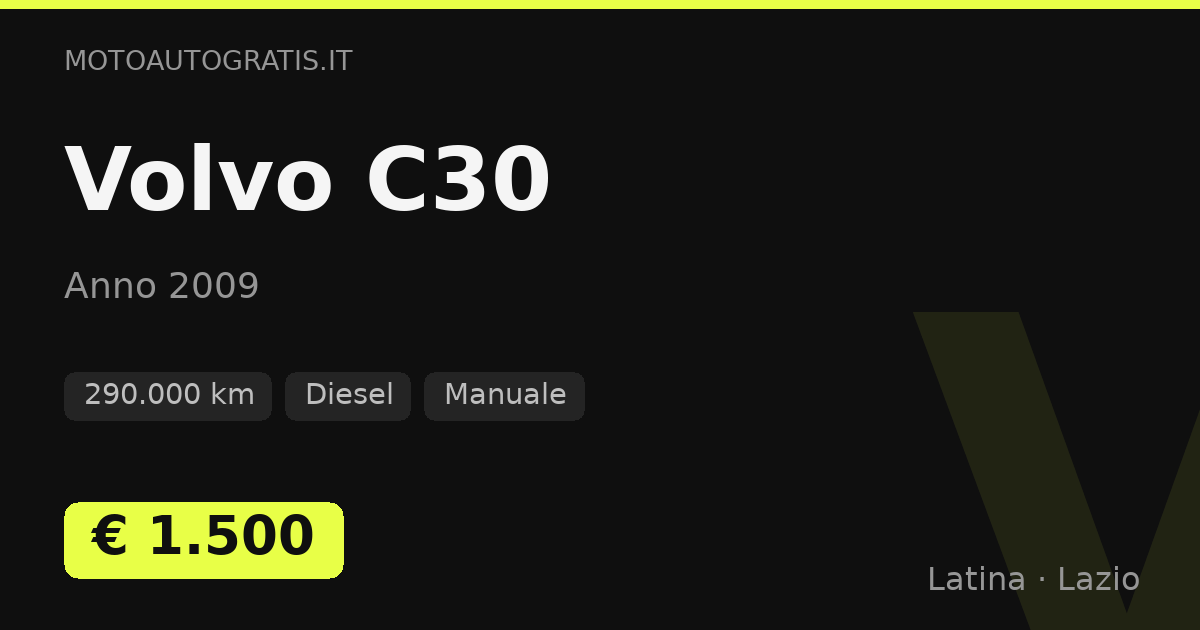 Volvo C30