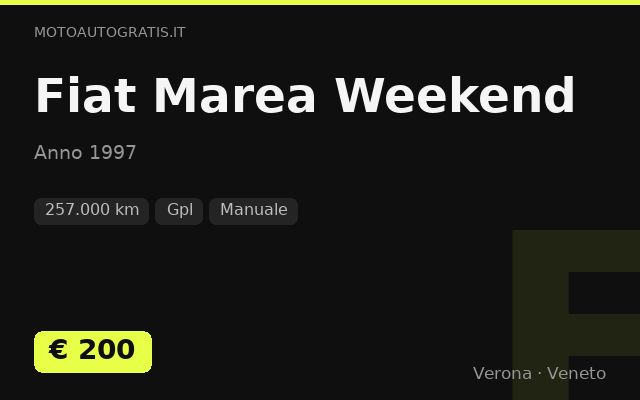 Fiat Marea Weekend