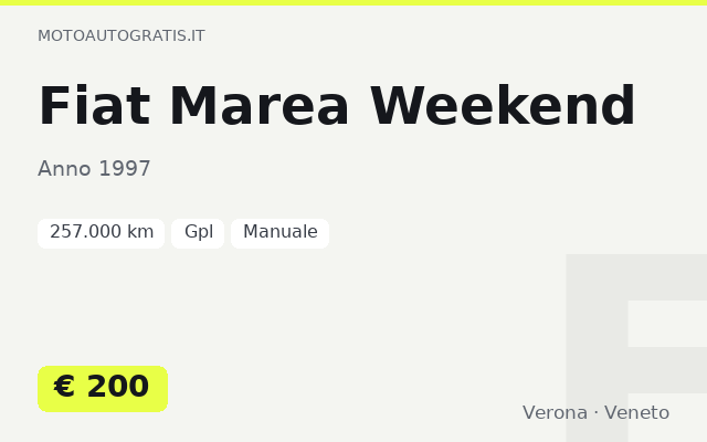 Fiat Marea Weekend