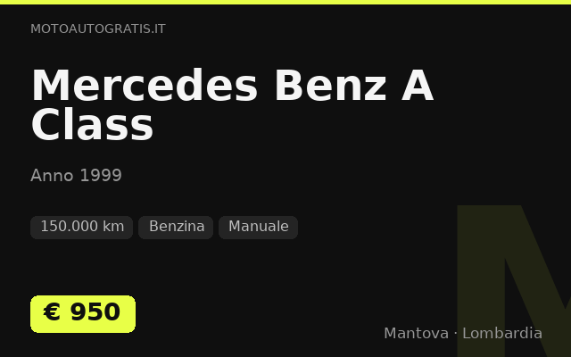 Mercedes Benz A Class