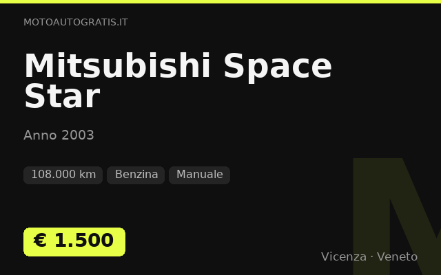 Mitsubishi Space Star