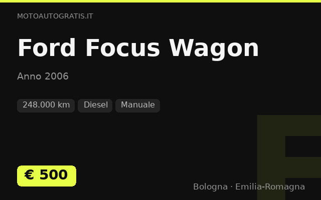 Ford Focus Wagon