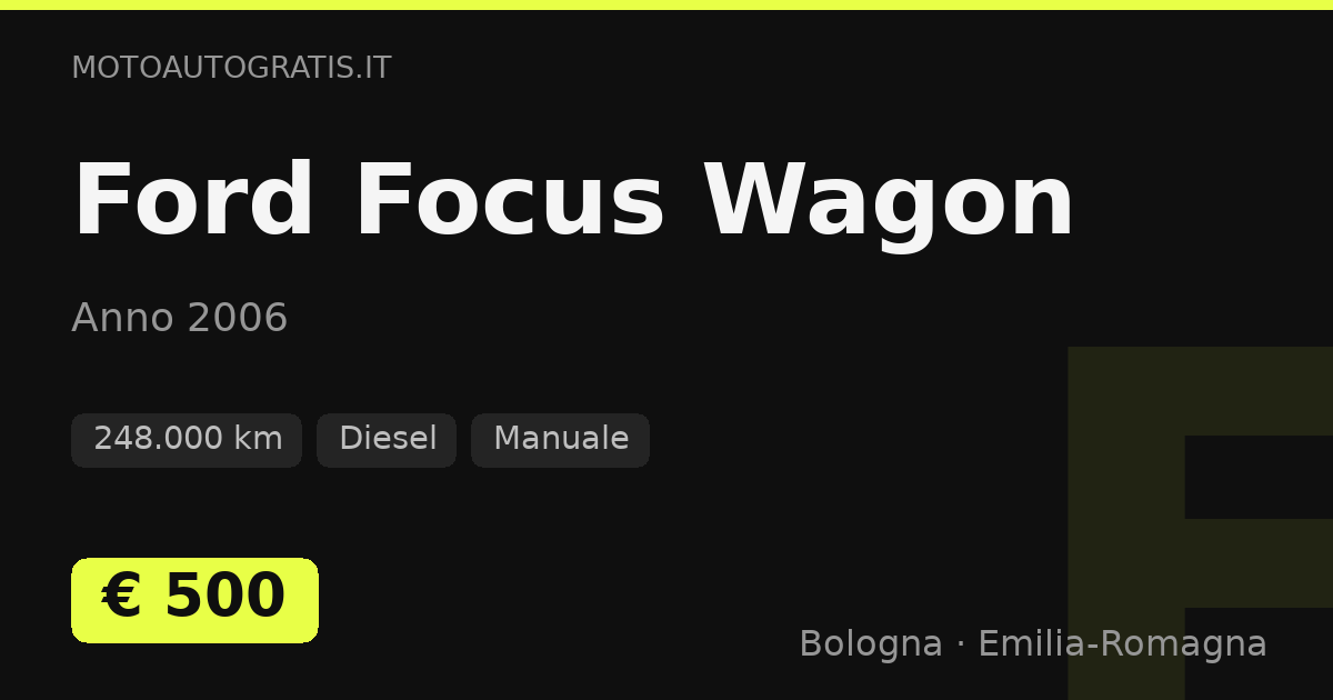 Ford Focus Wagon
