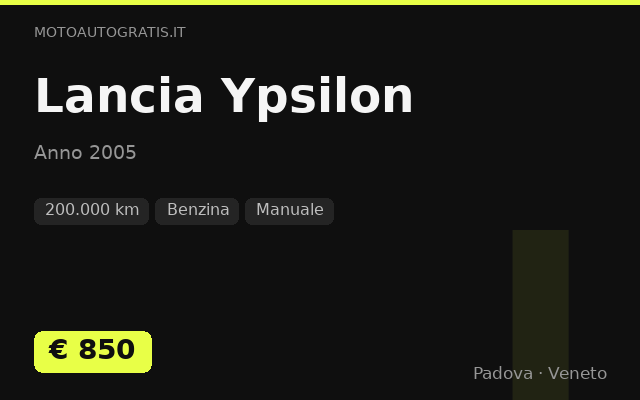 Lancia Ypsilon