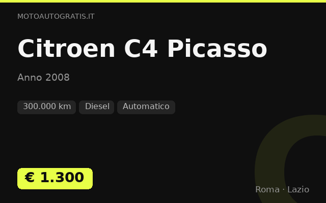 Citroen C4 Picasso