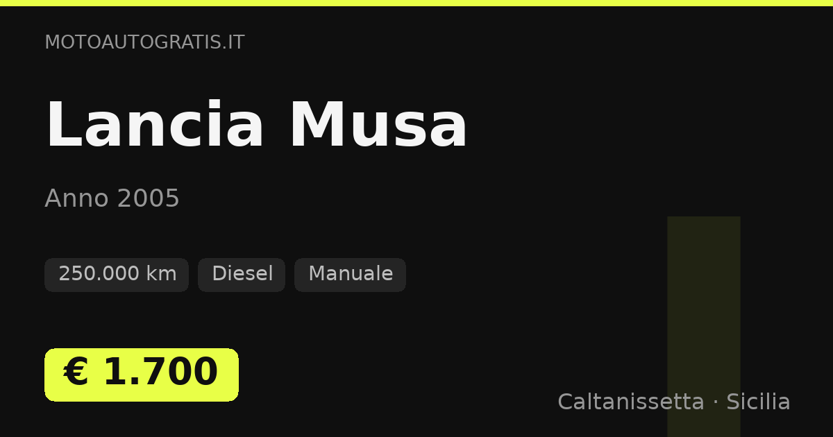 Lancia Musa