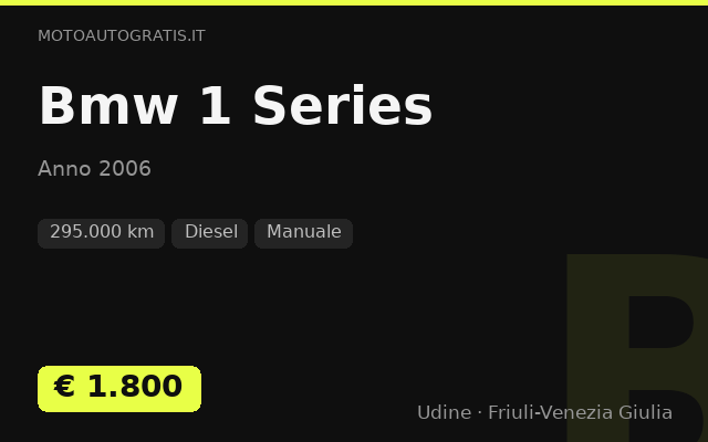 Bmw 1 Series