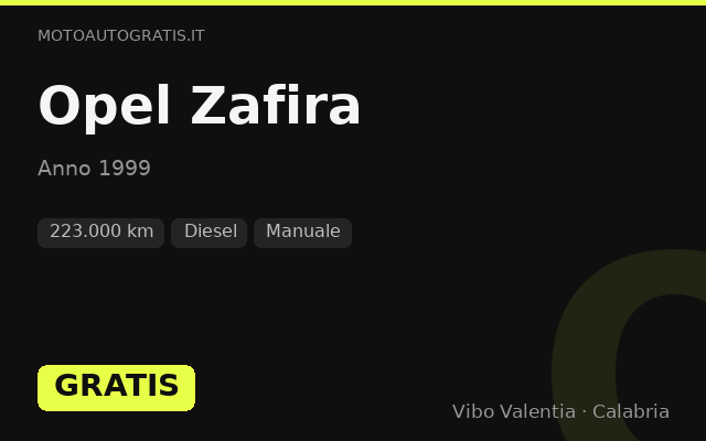 Opel Zafira