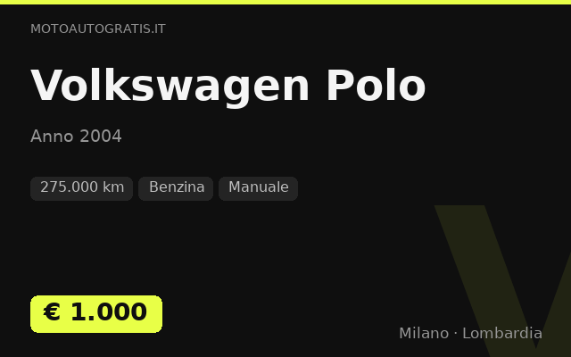 Volkswagen Polo