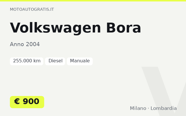 Volkswagen Bora