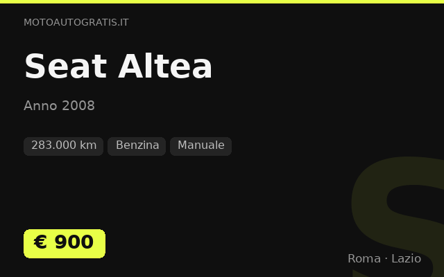 Seat Altea