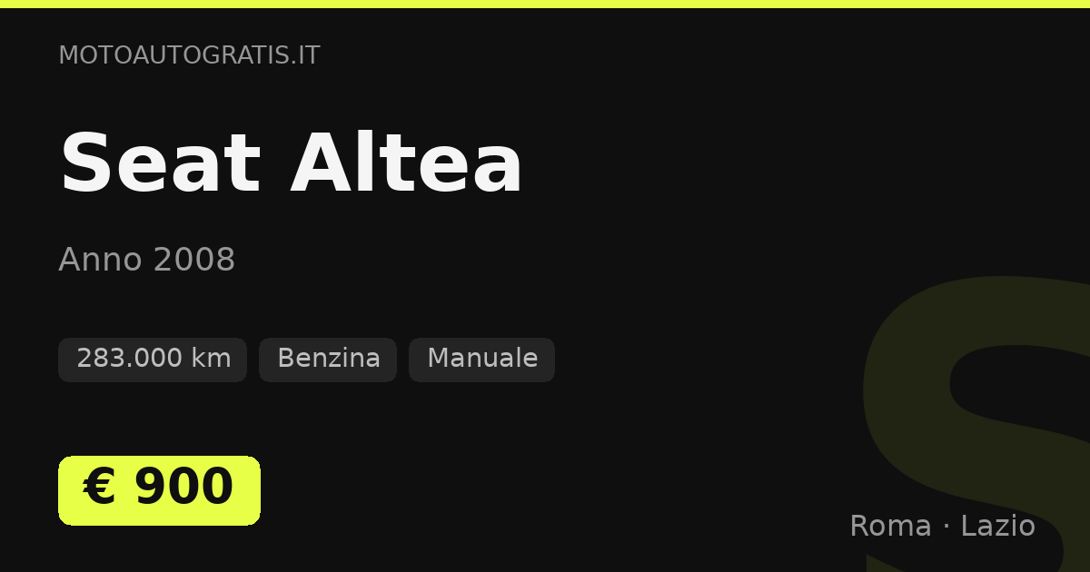 Seat Altea