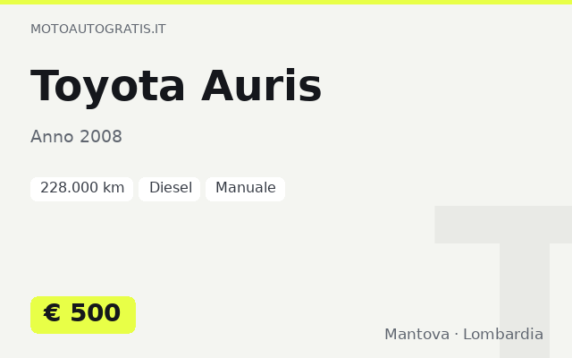 Toyota Auris