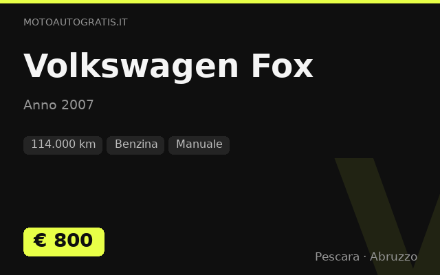 Volkswagen Fox
