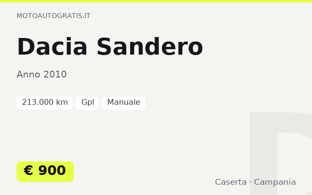 Dacia Sandero