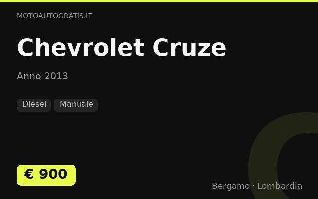 Chevrolet Cruze