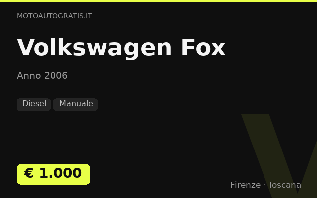 Volkswagen Fox