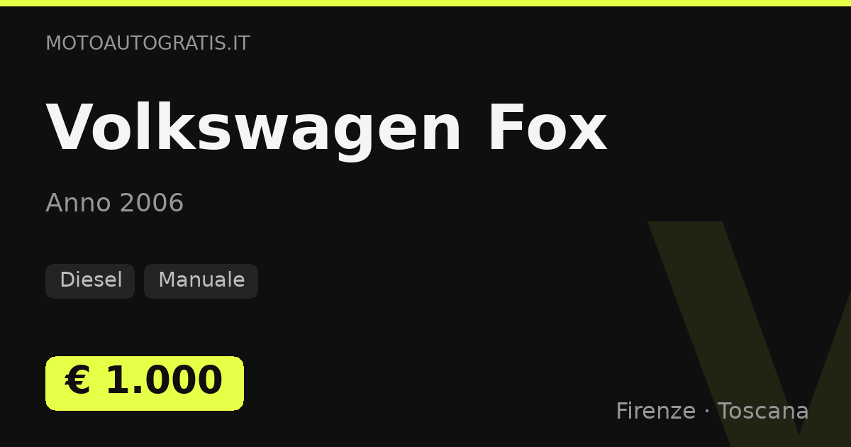 Volkswagen Fox
