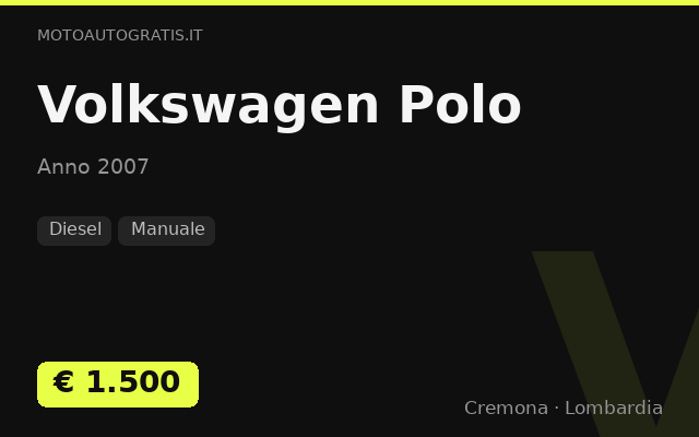 Volkswagen Polo