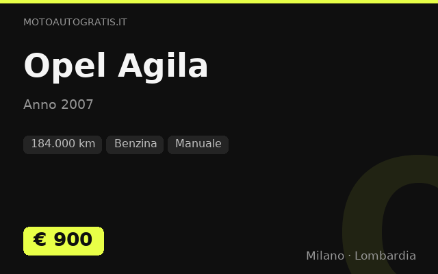Opel Agila