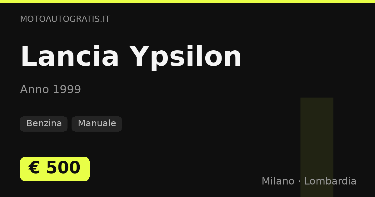 Lancia Ypsilon