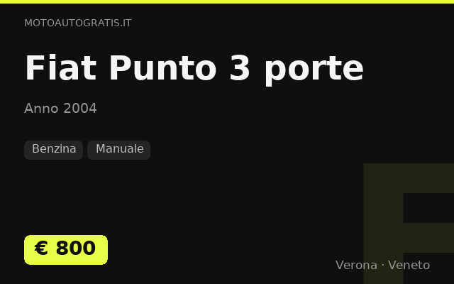 Fiat Punto 3 porte