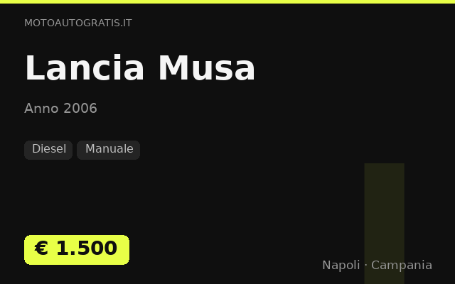 Lancia Musa