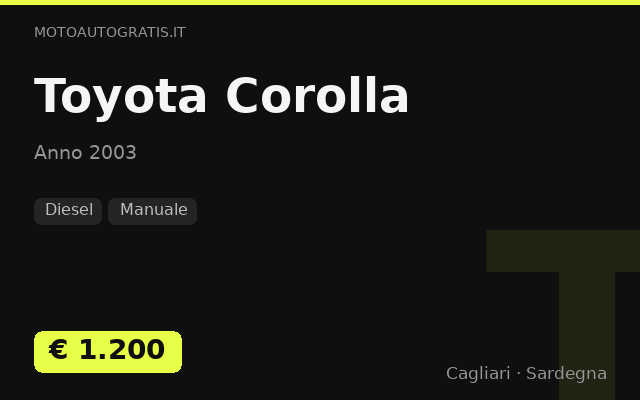Toyota Corolla