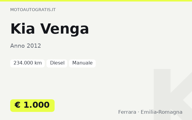 Kia Venga