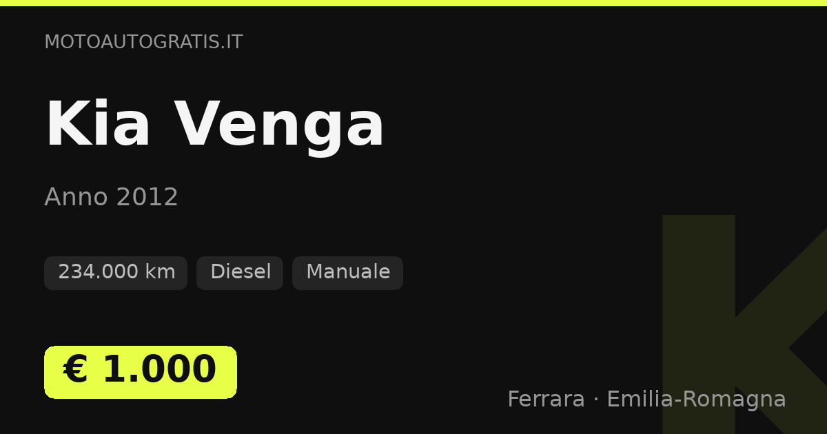 Kia Venga