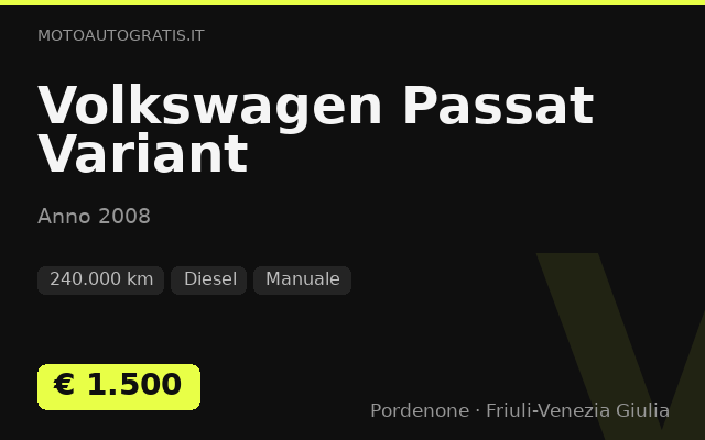 Volkswagen Passat Variant