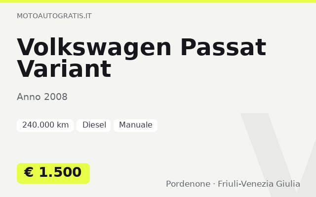 Volkswagen Passat Variant