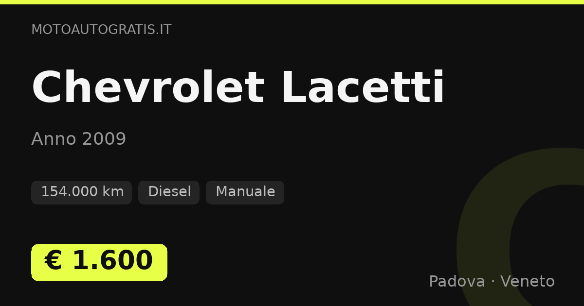 Chevrolet Lacetti