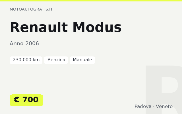 Renault Modus