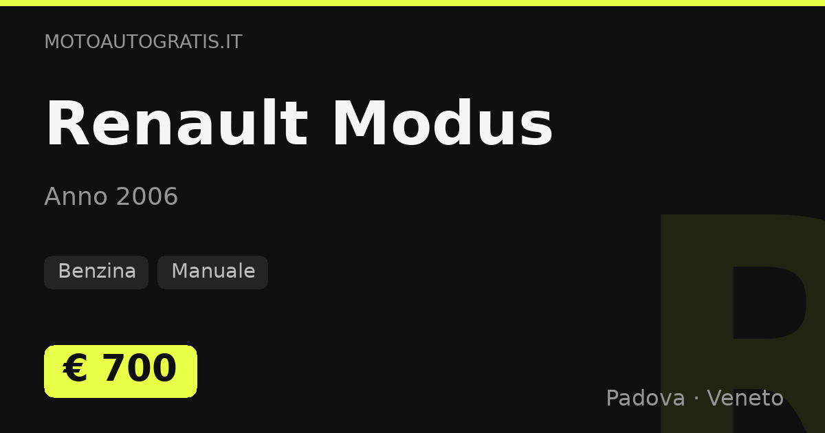 Renault Modus