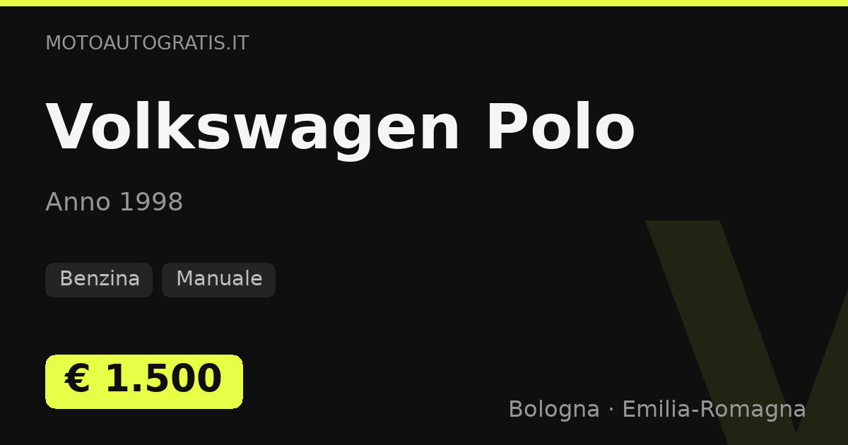 Volkswagen Polo