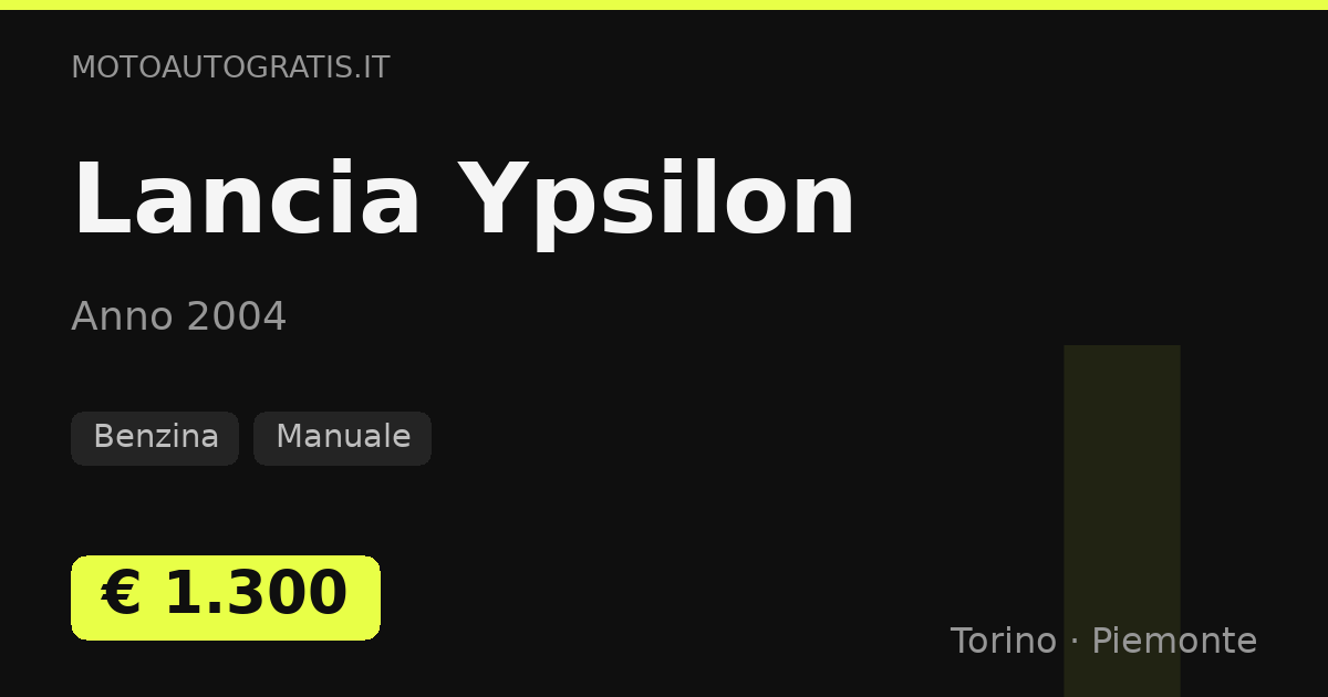 Lancia Ypsilon