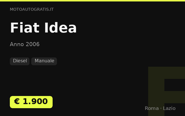 Fiat Idea