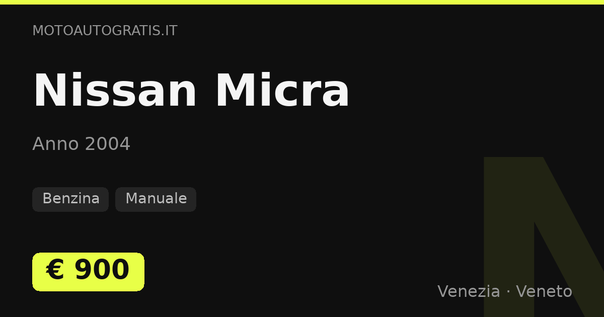 Nissan Micra