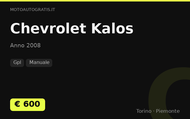Chevrolet Kalos