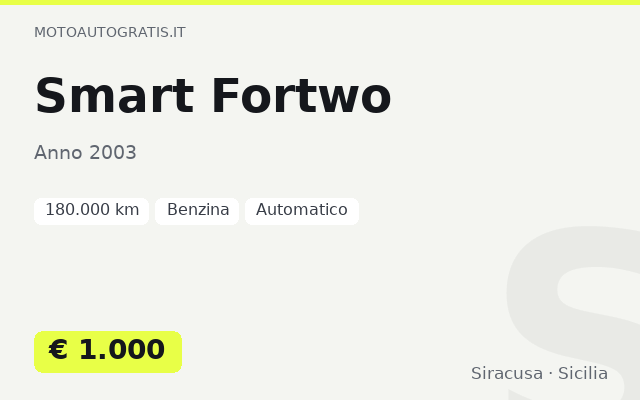 Smart Fortwo