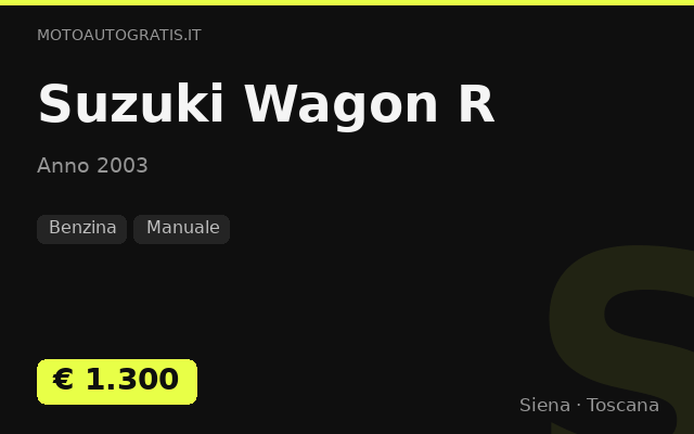 Suzuki Wagon R