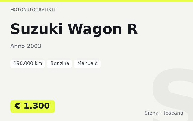 Suzuki Wagon R