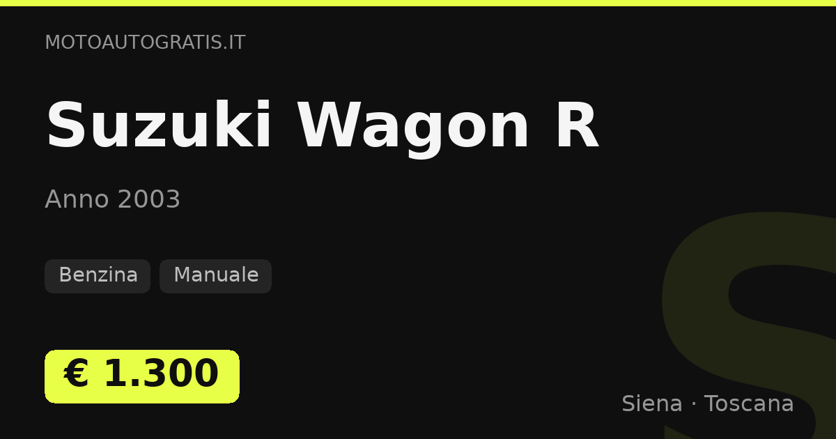Suzuki Wagon R